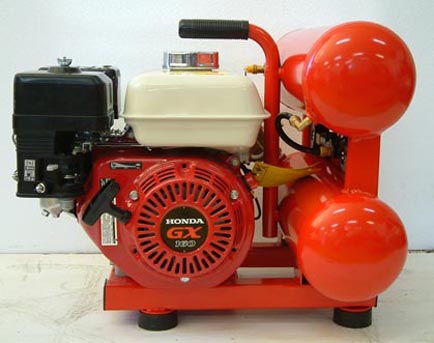 mini gas powered air compressor