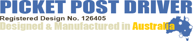 Picket Post Driver
